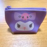 ミニポーチ（舟形）クロミ　フェイス ダイソー 娘が小さな小物やちょっとした化粧品、ヘアピンなどを入れる